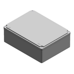 Алюминиевый бокс c шарнирным соединением 190х250х90мм (402520H) IP67