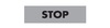Шильдик, Табличка "STOP", 8 мм