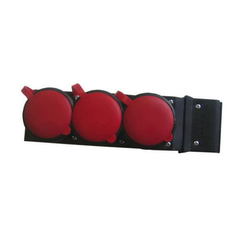Колодка тройная с заглушками 3х25А (401052) IP44
