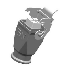 Разъём корпус алюминиевая (403004S) IP65