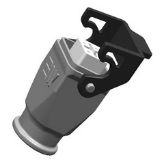 Разъём монтажная корпус из термопластикa (403072) IP65